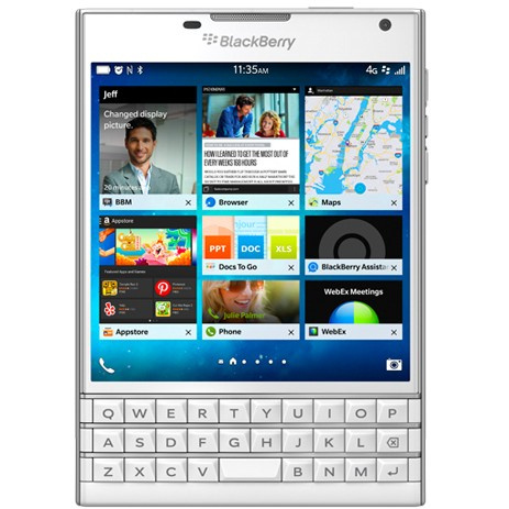BlackBerry Passport 32GB pure white QWERTZ DE