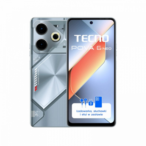 TECNO Smartphone POVA 6 NEO Starry Silver