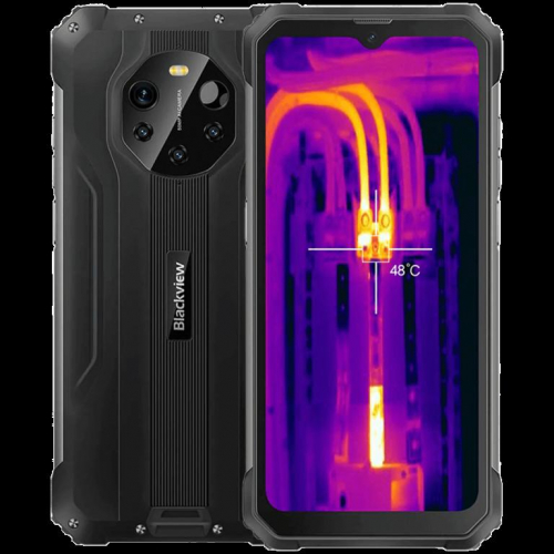 Blackview Rugged BL8800 Pro 8GB/128GB, 6.58-inch FHD+ 1080x2408 IPS, Octa-core, 16MP Front/2x2MP+5MP+50MP Back Camera, FLIR thermal camera, Battery 8380mAh, Type-C, Android 11, Fingerprint, Dual SIM, SD card slot, 33W wired charging, MIL-STD-810H, Bl