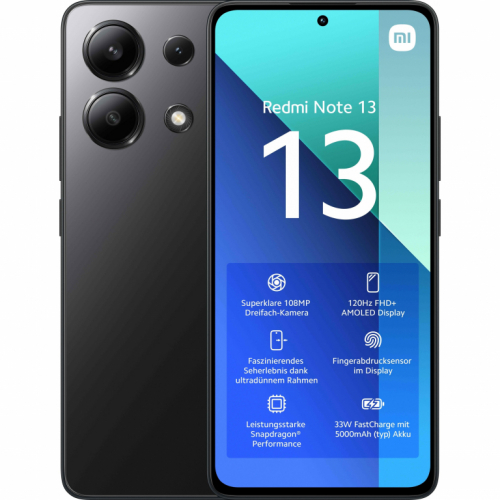 Xiaomi Redmi Note 13 128GB 6RAM 4G EU black