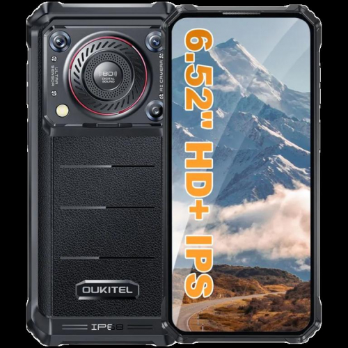 OUKITEL WP36 Rugged Smartphone 8Gb/128Gb, Black