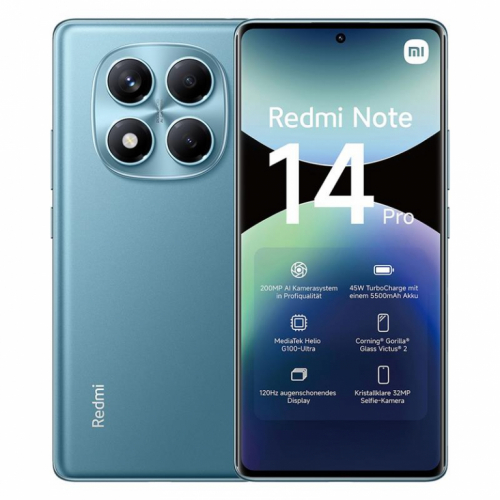 Xiaomi Redmi Note 14 Pro, 8 GB, 256 GB, sinine - Nutitelefon / 61389