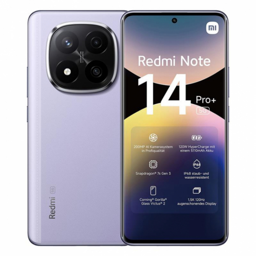 Xiaomi Redmi Note 14 Pro+ 5G, lilla - Nutitelefon / 60824