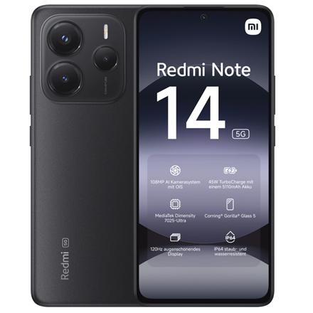 Xiaomi Redmi Note 14 | Midnight Black | 6.67 