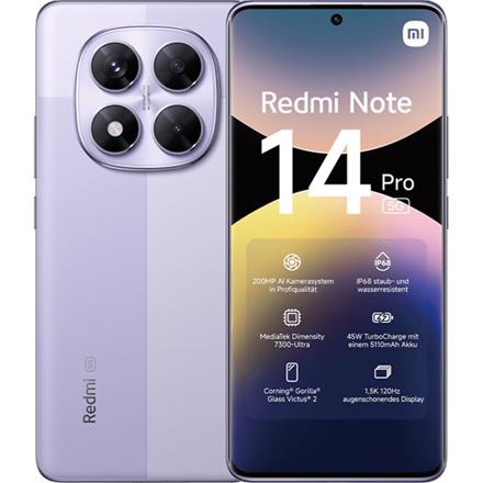 Xiaomi Redmi | Note 14 Pro | Lavender Purple | 6.67 