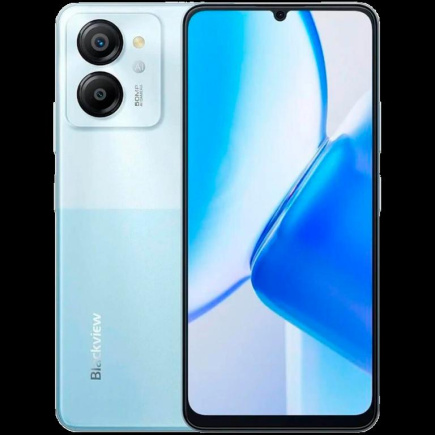 Blackview COLOR 8 8/256GB, 6.75inch FHD+ 720x1600, Octa-core,8MP Front/50MP, Battery 6000mAh, Type-C, Android 13, Fingerprint, Dual SIM, 3 SD card slots, 18W wired charging, Gray