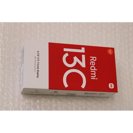 Восстановленный. Xiaomi Redmi 13C (Midnight Black) DS 6.74“ IPS LCD 720x1600/2.0GHz&1.8GHz/128GB/4GB RAM/MIUI 14/microSDXC/WiFi,BT/4G DENT ON BACK | Xiaomi | USED AS DEMO, SCRATCHES ON BACK