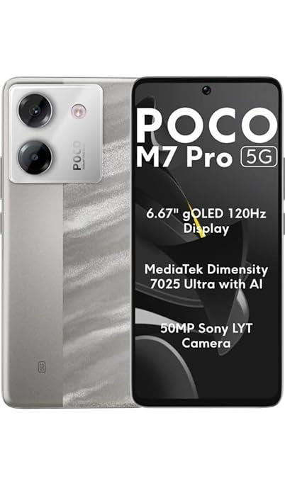 Mobiiltelefon POCO M7 PRO/12/256GB SILVER MZB0JZNEU POCO