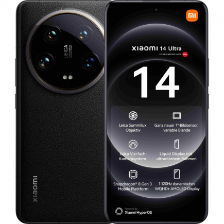 Xiaomi 14 Ultra Dual Sim 16+512GB black DE