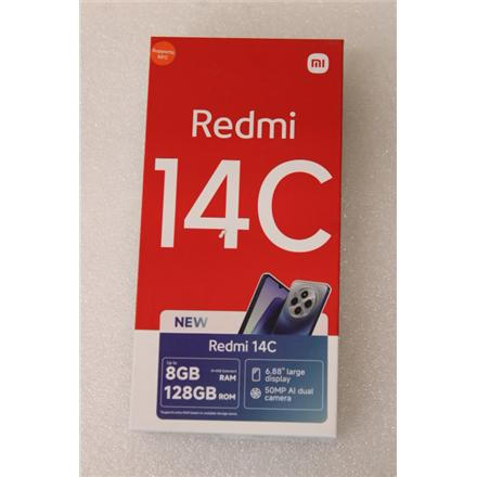 Taastatud. Xiaomi Redmi 14C (Starry Blue) DS 6.88“ IPS LCD 720x1640/2.0GHz&1.8GHz/128GB/4GB RAM/Android 14/microSDXC/WiFi,BT/4G,MZB0HY3EU | Xiaomi Redmi | 14C | Starry Blue | 6.88 