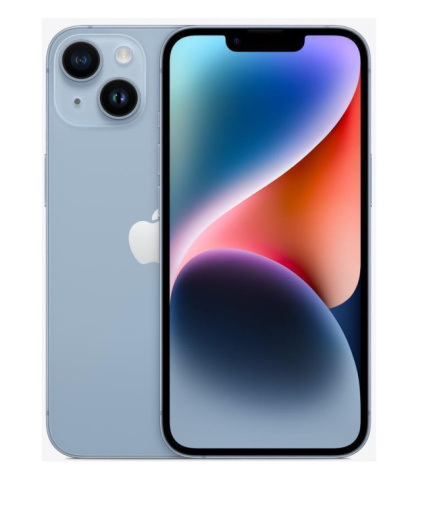 Taastatud. PHONE IPHONE 14/128GB BLUE A GRADE RED