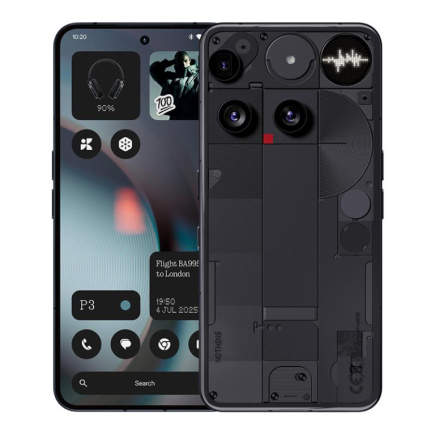 Nothing Phone (3), 12 GB, 256 GB, must - Nutitelefon / A10000022
