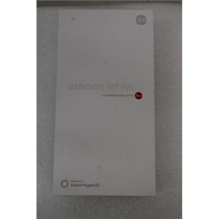 Renew. Xiaomi 14T Pro (Titan Black) DS 6.67“ AMOLED 1220x2712/3.4GHz&2.0GHz/512GB/12GB RAM/Android 14/WiFi,BT/5G,MZB0HJCEU | Xiaomi | 14T Pro | Titan Black | 6.67 