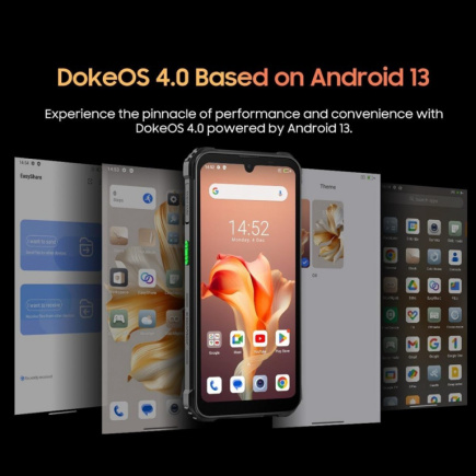 Blackview Mobiiltelefon BV5300 PLUS NFC/8/128GB BLACK 6.1