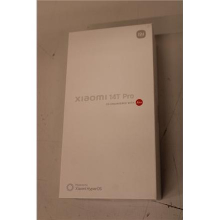 Taastatud. Xiaomi 14T Pro (Titan Gray) DS 6.67“ AMOLED 1220x2712/3.4GHz&2.0GHz/512GB/12GB RAM/Android 14/WiFi,BT/5G,MZB0HHFEU | Xiaomi | 14T Pro | Titan Gray | 6.67 