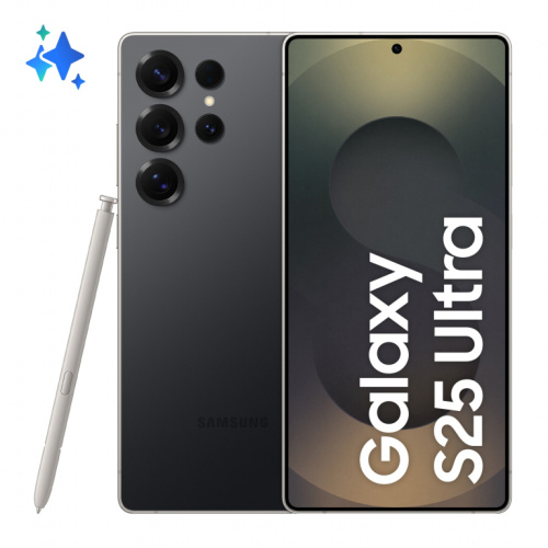 Samsung Galaxy S25 Ultra 5G Dual Sim 12RAM 1TB titanium Черный