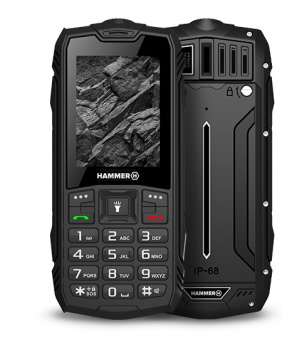 myPhone Hammer Rock 6.1 cm (2.4'') 155 g Черный Camera phone