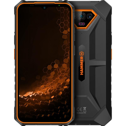 HAMMER Iron V, 6GB, 64GB, oranž - Nutitelefon / TEL000847