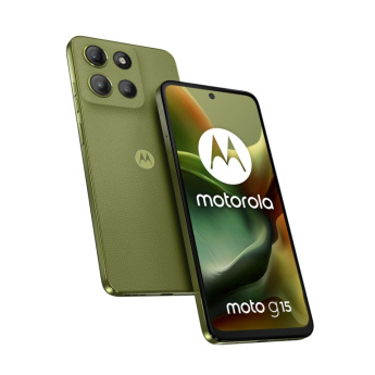 Motorola moto g15 17.1 cm (6.72'') Dual SIM Android 15 4G USB Type-C 8 GB 128 GB 5200 mAh Green Motorola moto g15 17.1 cm (6.72'') Dual SIM Android 15 4G USB Type-C 8 GB 128 GB 5200 mAh Green