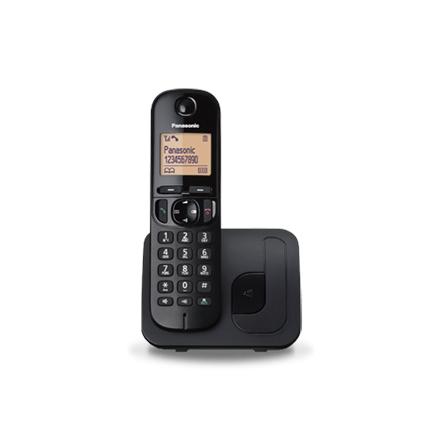 Panasonic | Cordless | KX-TGC210FXB | Built-in display | Caller ID | Black | Phonebook capacity 50 entries | Speakerphone