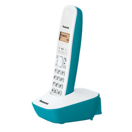 Panasonic | Cordless phone | KX-TG1611FXC | Built-in display | Caller ID | White | Conference call | Wireless connection