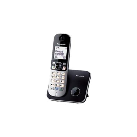 Panasonic | Cordless | KX-TG6811FXB | Built-in display | Caller ID | Black | Conference call | Phonebook capacity 120 entries | Speakerphone | Wireless connection 124488