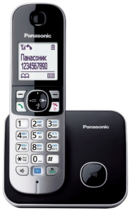 Panasonic KX-TG6811 DECT telephone Caller ID Black