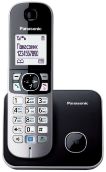 Panasonic KX-TG6811 DECT telephone Caller ID Black