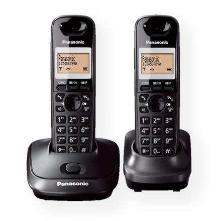 Panasonic | Cordless | KX-TG2512FXT | Built-in display | Caller ID | Must | Conference call | Phonebook capacity 50 entries | Speakerphone | Wireless connection