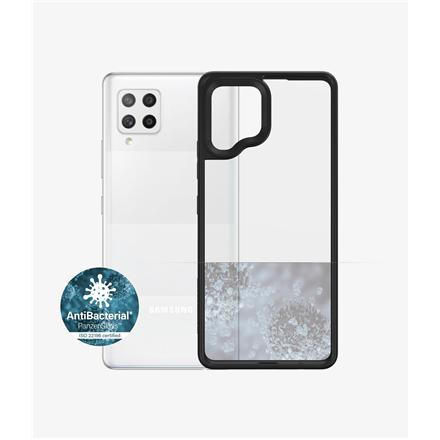 PanzerGlass | Clear Case | Samsung | Galaxy A42 5G | Hardened glass | Black AB | Case Friendly;  More than 19% better protecting performance; Plastic frame surrounding rear cameras; Tempered anti-aging glass back;  Works w. wireless charging; Honeycomb