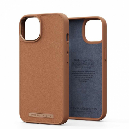 Njord byElements Genuine Leather, iPhone 14, pruun - Nahkümbris / NA41GL04