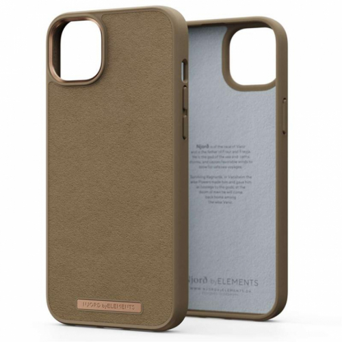 Njord byElements Suede Comfort+, iPhone 14 Plus, pruun - Ümbris / NA42CM04