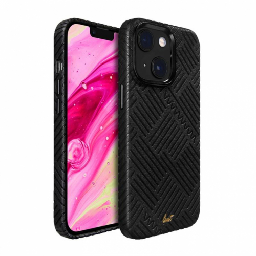 LAUT MOTIF, iPhone 14, stripes, must - Nutitelefoni ümbris / L-IP22A-MO-BKL