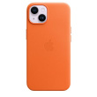 Apple | iPhone 14 Leather Case with MagSafe | Case with MagSafe | Apple | iPhone 14 | Leather | Orange MPP83ZM/A