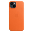 Apple | iPhone 14 Leather Case with MagSafe | Case with MagSafe | Apple | iPhone 14 | Leather | Orange MPP83ZM/A