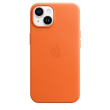 Apple | iPhone 14 Leather Case with MagSafe | Case with MagSafe | Apple | iPhone 14 | Leather | Orange MPP83ZM/A