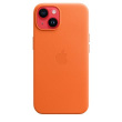 Apple | iPhone 14 Leather Case with MagSafe | Case with MagSafe | Apple | iPhone 14 | Leather | Orange MPP83ZM/A