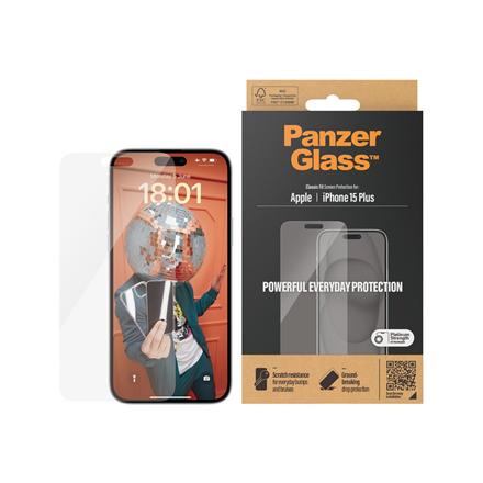 PanzerGlass | Screen protector | Apple | IPhone 15 Plus | Glass | Transparent 2807