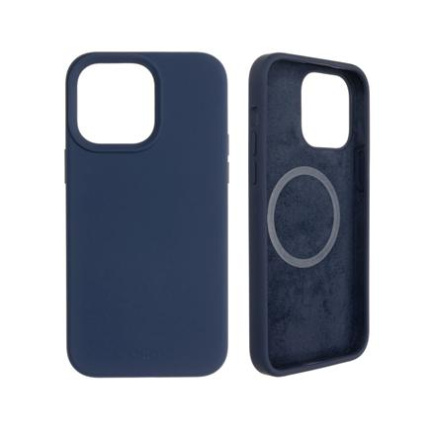Fixed | MagFlow with MagSafe support | Back cover | Apple | iPhone 14 Pro Max | Liquid silicon | Blue FIXFLM-931-BL