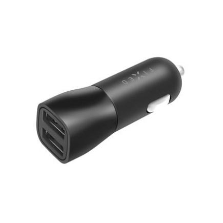 Fixed | Dual USB Car Charger FIXCC15-2U-BK