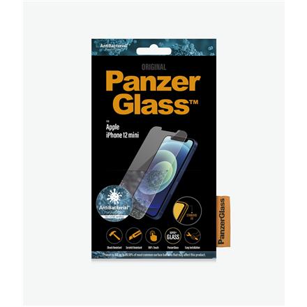PanzerGlass | Apple | For iPhone 12 Mini | Glass | Transparent | Clear Screen Protector 2707