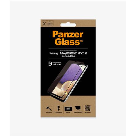 PanzerGlass | Screen protector | Samsung | Galaxy A13/M23 5G/M33 5G | Glass | Black | Case Friendly 7306