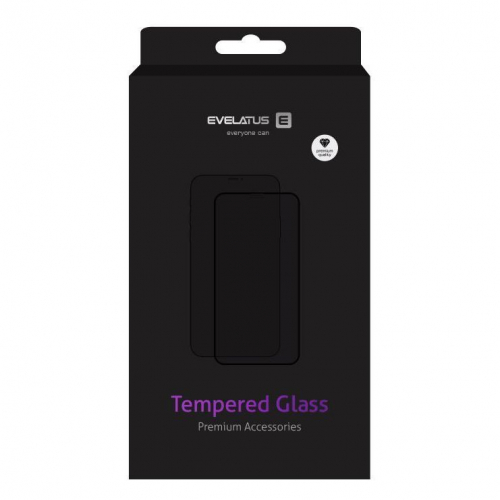 Evelatus Apple iPhone 11 Pro Max 6.5 0.33 Flat Clear Glass Japan Glue Anti-Static 