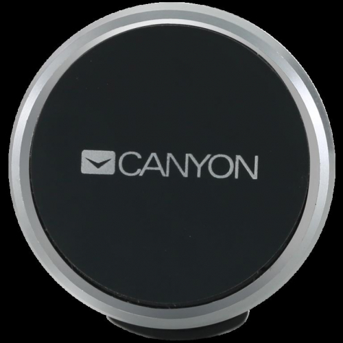 CANYON CH-4, Car Holder for Smartphones,magnetic suction function ,with 2 plates(rectangle/circle), black ,40*35*50mm 0.033kg