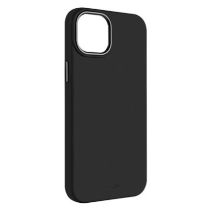 Fixed | MagFlow | Back cover | Apple | iPhone 15 Plus | Liquid silicon | Black FIXFLM2-1201-BK