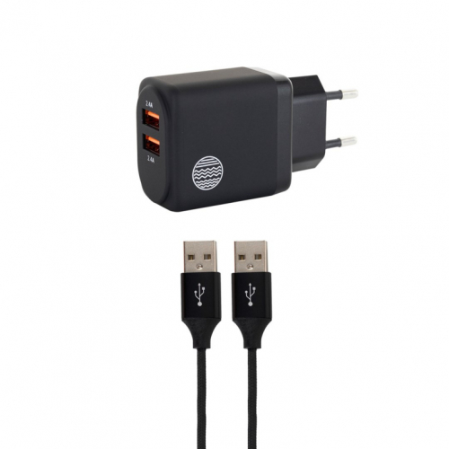 Our Pure Planet 24W Dual USB-A Wall Charger (EU port)