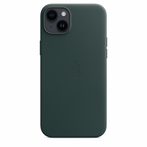 Apple Case iPhone 14 Plus leather Forest green