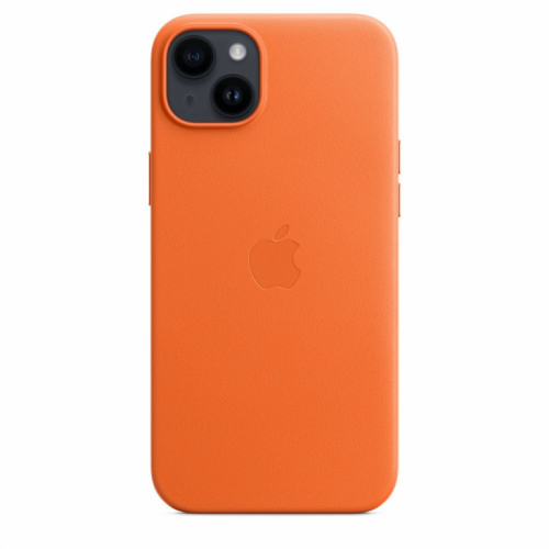 Apple Case iPhone 14 Plus leather Orange