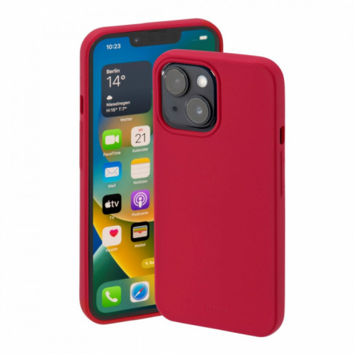 Hama Cover finest feel Iphone 14 plus red