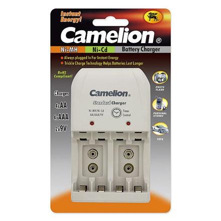 Camelion | Plug-In Battery Charger | BC-0904S | 2x or 4xNi-MH AA/AAA or 1-2x 9V Ni-MH 20000904